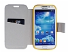 Luxo Samsung i9500 Galaxy S4 Kalp Standl Czdanl Deri Klf - Resim: 2