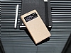 MEE Phone Samsung i9500 Galaxy S4 Standl Uyku Modlu Gold Klf - Resim: 5