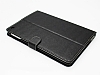 Melkco iPad Mini Standl Yan Kapakl Siyah Deri Klf - Resim: 5