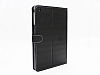 Melkco iPad Mini Standl Yan Kapakl Siyah Deri Klf - Resim: 3