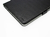Melkco iPad Mini Standl Yan Kapakl Siyah Deri Klf - Resim: 4