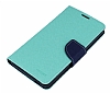 Mercury HTC Desire 816 Standl Czdanl Yeil Deri Klf - Resim: 5