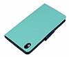 Mercury HTC Desire 816 Standl Czdanl Yeil Deri Klf - Resim: 4