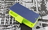 Mercury HTC One Mini Standl Czdanl Koyu Mavi Klf - Resim: 5