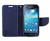 Mercury Samsung i9190 Galaxy S4 Mini Fancy Diary Czdanl Standl Yeil Klf - Resim: 1