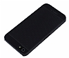 Eiroo Maxfit iPhone SE / 5 / 5S Desenli Ultra nce Siyah Rubber Klf - Resim: 2