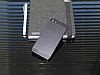 Eiroo Maxfit iPhone SE / 5 / 5S Desenli Ultra nce Siyah Rubber Klf - Resim: 3