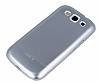 Eiroo Maxfit Samsung Galaxy S3 / S3 Neo Ultra nce Silver Rubber Klf - Resim: 3