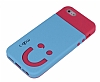 Mob iPhone SE / 5 / 5S Glen Yz Mavi Silikon Klf - Resim: 2