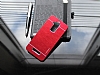 Motomo Asus Zenfone 3 Max ZC520TL Metal Krmz Rubber Klf - Resim: 2