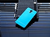 Motomo General Mobile Android One / General Mobile GM 5 Metal Mavi Rubber Klf - Resim: 1
