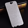 Motomo HTC One A9 Metal Silver Rubber Klf - Resim: 2