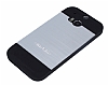 Motomo HTC One M8 Metal Silver Silikon Klf - Resim: 2