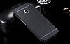 Motomo HTC One Metal Siyah Rubber Klf - Resim: 1