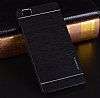 Motomo Huawei P8 Metal Siyah Rubber Klf - Resim: 1