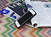 Motomo Hybrid iPhone SE / 5 / 5S Kristal Siyah Klf - Resim: 1