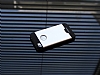Motomo Round iPhone 4 / 4S Metal Silver Rubber Klf - Resim: 2