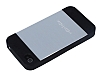 Motomo iPhone 4 / 4S Metal Gri Silikon Klf - Resim: 2