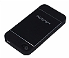 Motomo iPhone 4 / 4S Metal Siyah Silikon Klf - Resim: 1