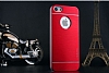 Motomo iPhone SE / 5 / 5S Krmz Metal Klf - Resim: 7