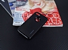Motomo iPhone 7 Siyah Kenarl Siyah Silikon Klf - Resim: 1