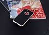 Motomo iPhone 7 Rose Gold Kenarl Siyah Silikon Klf - Resim: 1