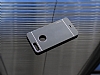 Motomo iPhone 7 Plus Metal Siyah Rubber Klf - Resim: 2