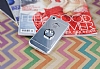 Motomo iPhone SE / 5 / 5S Selfie Yzkl Silikon Silver Klf - Resim: 1