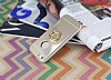 Motomo iPhone SE / 5 / 5S Selfie Yzkl Silikon Gold Klf - Resim: 2