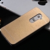 Motomo LG G2 Metal Gold Rubber Klf - Resim: 2