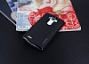 Motomo LG G4 Siyah Kenarl Siyah Silikon Klf - Resim: 2