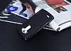 Motomo LG G4 Siyah Kenarl Siyah Silikon Klf - Resim: 1