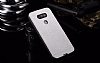 Motomo LG G5 Metal Silver Rubber Klf - Resim: 1