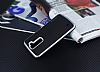 Motomo LG K10 Silver Kenarl Siyah Silikon Klf - Resim: 2