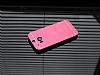 Motomo Prizma HTC One M8 Metal Krmz Rubber Klf - Resim: 1