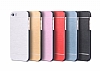 Motomo iPhone 6 Plus / 6S Plus Metal Pembe Rubber Klf - Resim: 3
