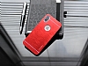 Motomo iPhone X / XS Metal Krmz Rubber Klf - Resim: 2
