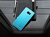 Motomo Samsung Galaxy Note FE Metal Mavi Rubber Klf - Resim: 2
