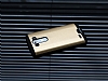 Motomo Round LG G3 Metal Gold Rubber Klf - Resim: 2