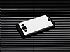 Motomo Round Samsung Galaxy A3 Metal Silver Rubber Klf - Resim: 1