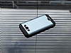 Motomo Round Samsung Galaxy E7 Metal Lacivert Rubber Klf - Resim: 2
