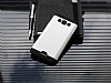 Motomo Round Samsung Galaxy E7 Metal Silver Rubber Klf - Resim: 1