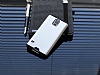 Motomo Round Samsung i9600 Galaxy S5 Metal Silver Rubber Klf - Resim: 4