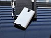 Motomo Round Samsung N7500 Galaxy Note 3 Neo Metal Silver Rubber Klf - Resim: 1