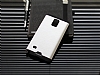Motomo Round Samsung N9100 Galaxy Note 4 Metal Silver Rubber Klf - Resim: 5