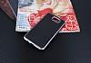 Motomo Samsung Galaxy J7 Prime / J7 Prime 2 Dark Silver Kenarl Siyah Silikon Klf - Resim: 1
