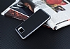 Motomo Samsung Galaxy J7 Prime / J7 Prime 2 Dark Silver Kenarl Siyah Silikon Klf - Resim: 2
