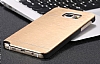Motomo Samsung Galaxy Note 5 Metal Gold Rubber Klf - Resim: 4