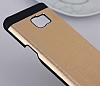 Motomo Round Samsung Galaxy Note 5 Metal Gold Rubber Klf - Resim: 2