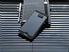 Motomo Round Samsung Galaxy Note 5 Metal Siyah Rubber Klf - Resim: 2